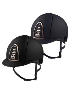 Casco Equitazione Kep Italia Cromo 2.0 Textile Rosegold