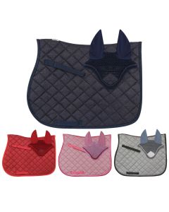 Set Sottosella Salto+Cuffietta Horses Bright