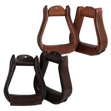 Staffe Western "Plain" Cuoio Liscio
