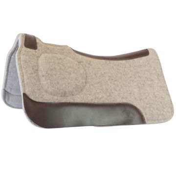 Sottosella Feltro Silver Horse Inserti Cuoio e Spessore Frontale