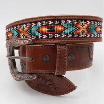 Cintura Unisex Western Silver Horse Pict