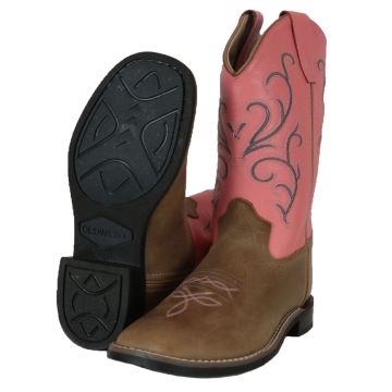 Stivali Western Youth Old West Pink