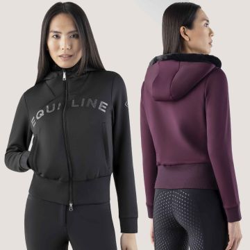 Felpa Equitazione Donna Equiline Gur